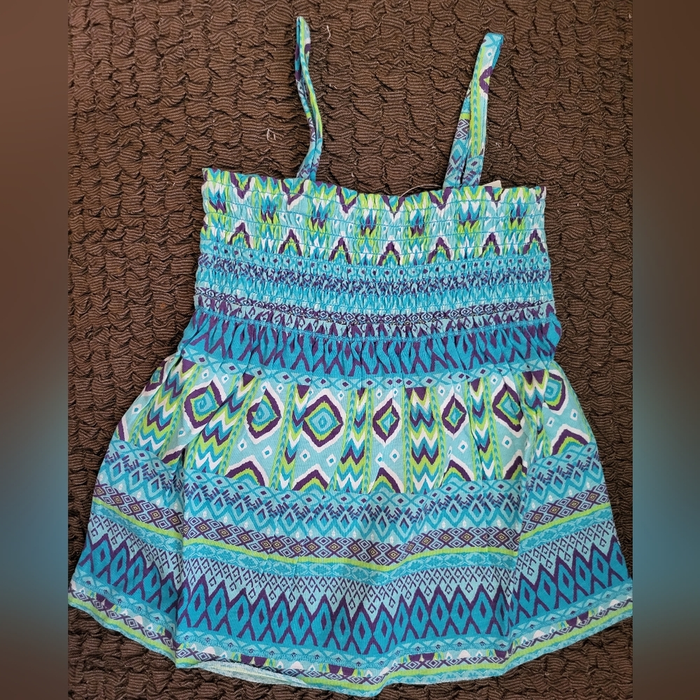 So Jenni, ruched pattern top with straps, Size 6, NWT